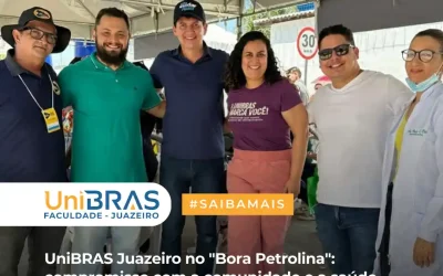 UniBRAS Juazeiro no “Bora Petrolina”: compromisso com a comunidade e a saúde