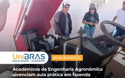 Acadêmicos de Engenharia Agronômica vivenciam aula prática em fazenda parceira da UniBRAS Juazeiro