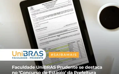 Faculdade UniBRAS Prudente se destaca no ‘Concurso de Estágio’ da Prefeitura Municipal de Presidente Prudente