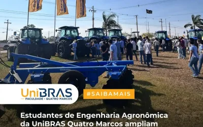 Estudantes de Engenharia Agronômica da UniBRAS Quatro Marcos ampliam conhecimento em visita técnica